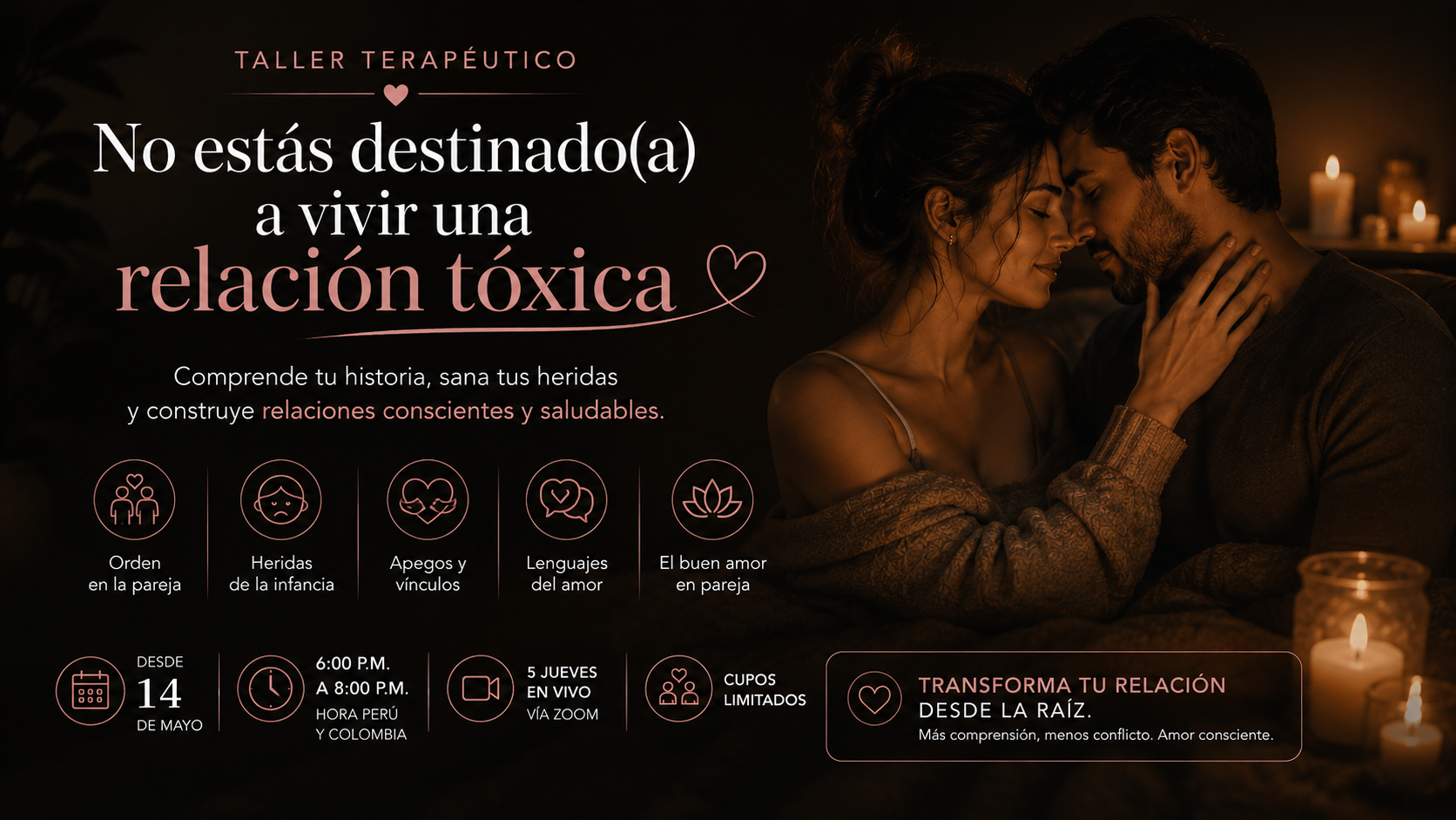 NO ESTÁS DESTINADO(A) A VIVIR UNA RELACIÓN TÓXICA